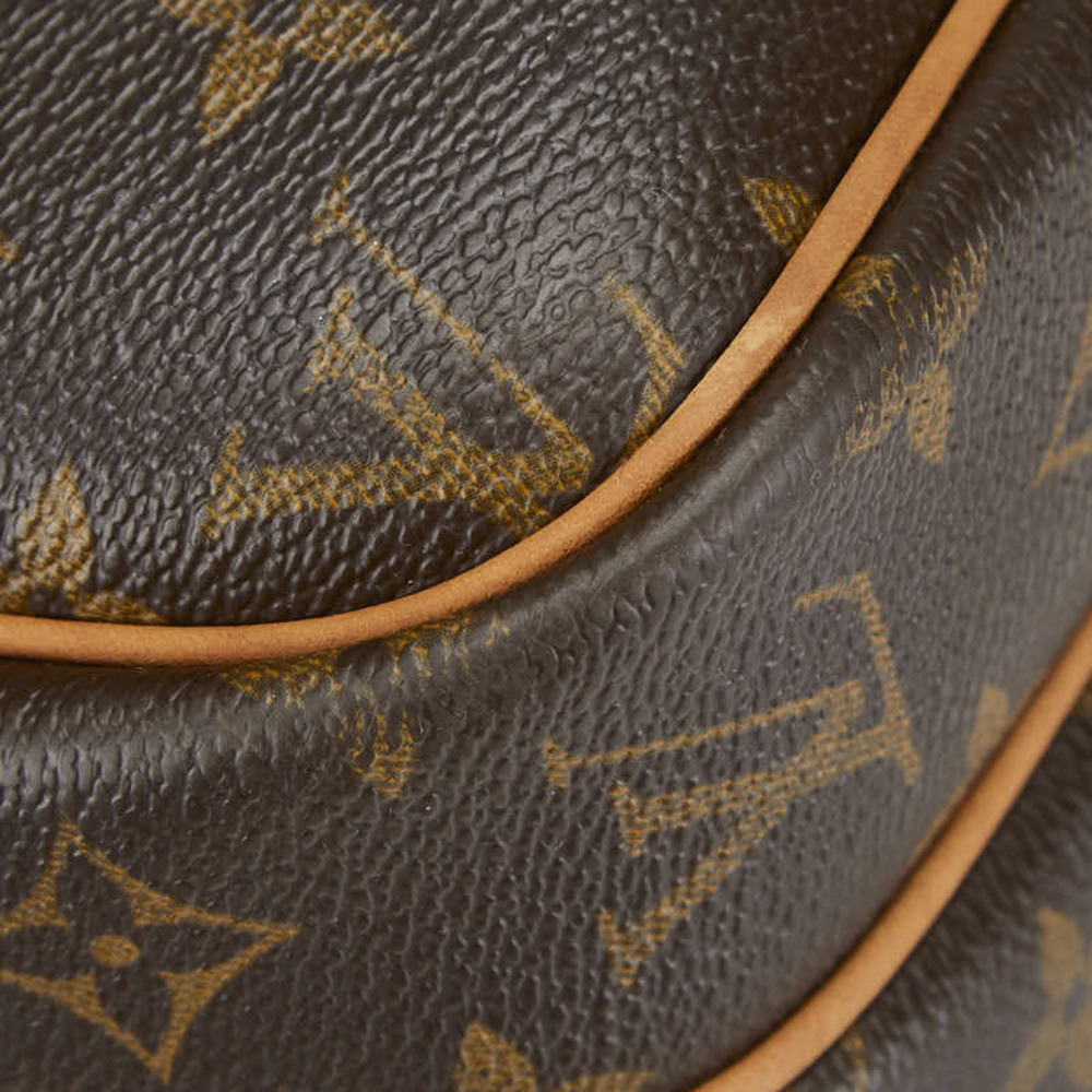 LOUIS VUITTON Authentic Brown Monogram Leather Shoulder Bag - Picture 5 of 15